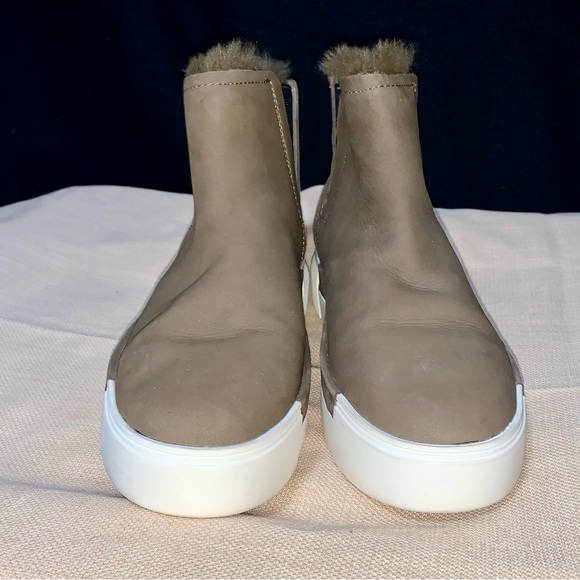 J/Slides NYC Faux Fur Lined Leather Ankle Boots – Women’s Size 7.5 - Picture 5 of 10